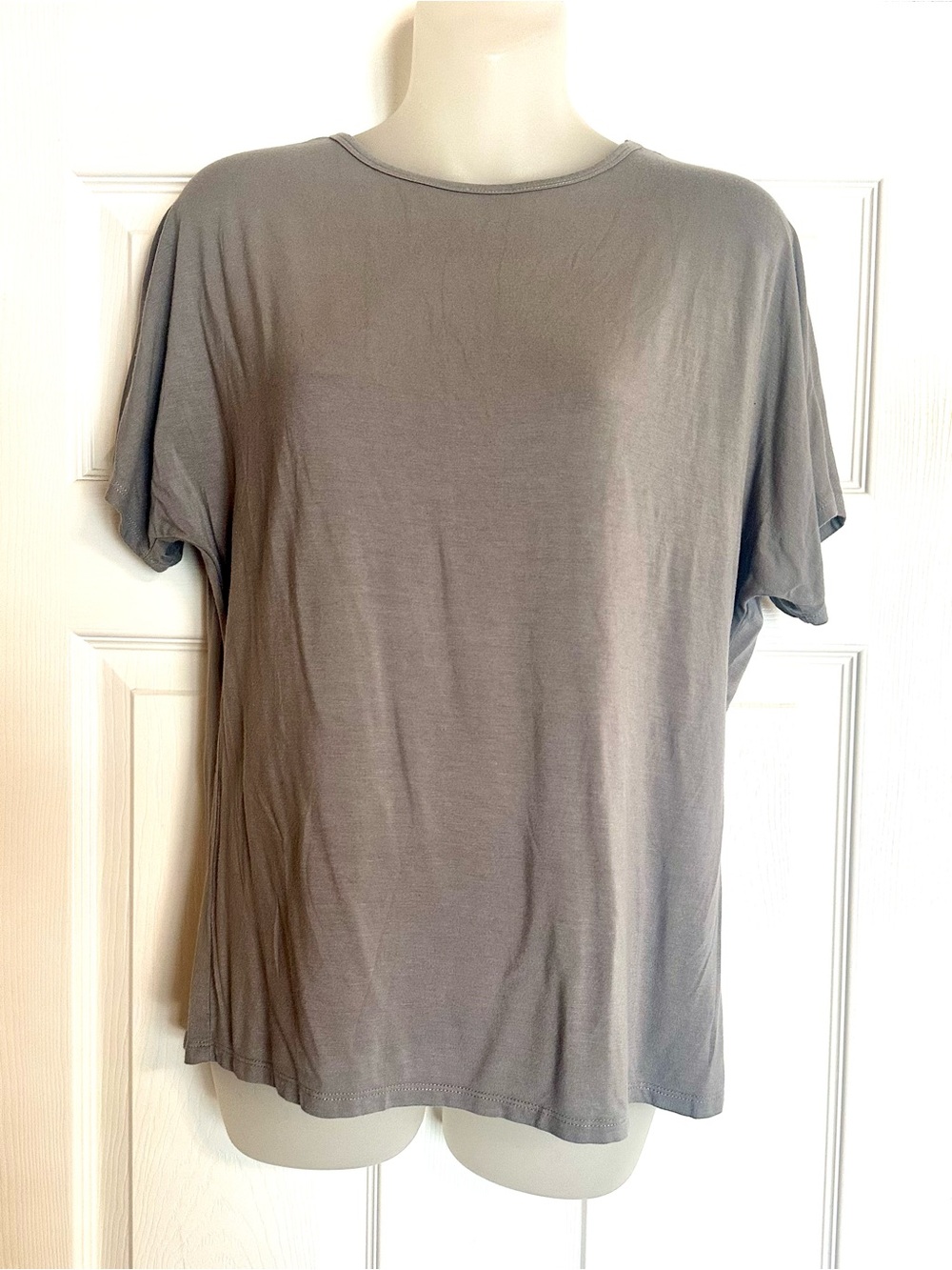 IMAN Short Sleeve Crewneck Tee - Gray